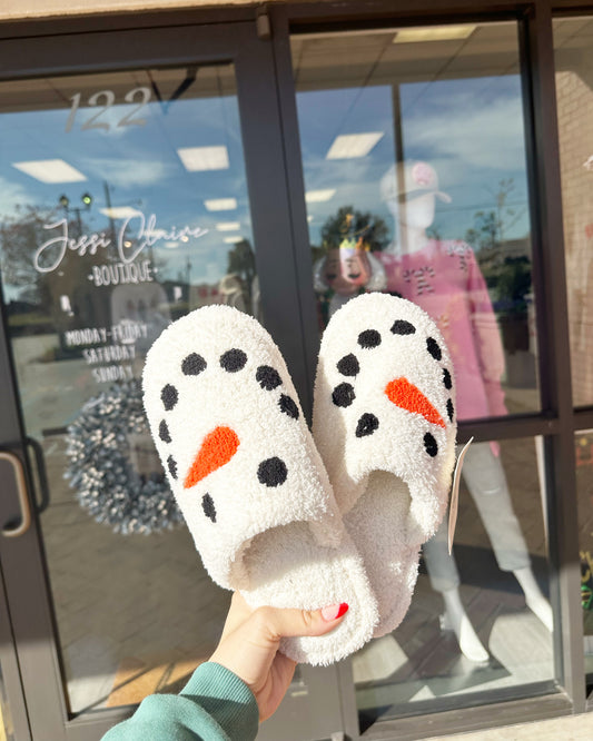 Snowman slippers