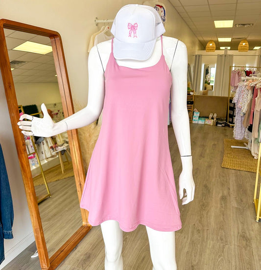 Mauve Active Tennis Dress