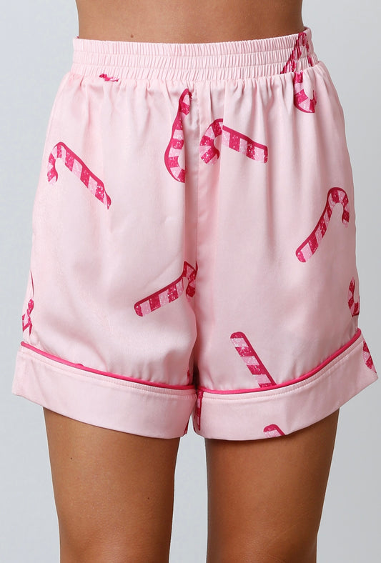 Candy Cane Pajama SHORT