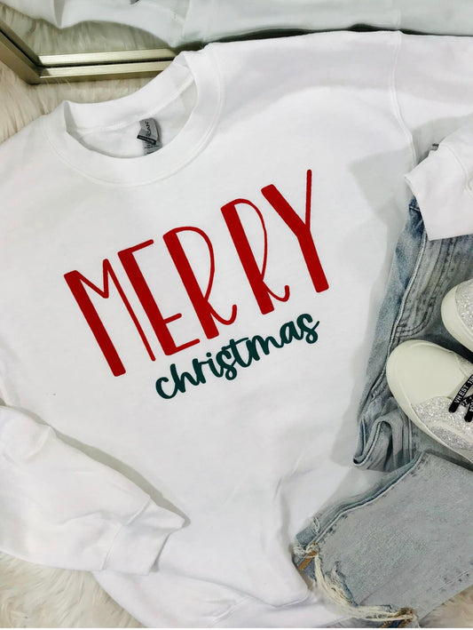 Merry Christmas Graphic Sweatshirt