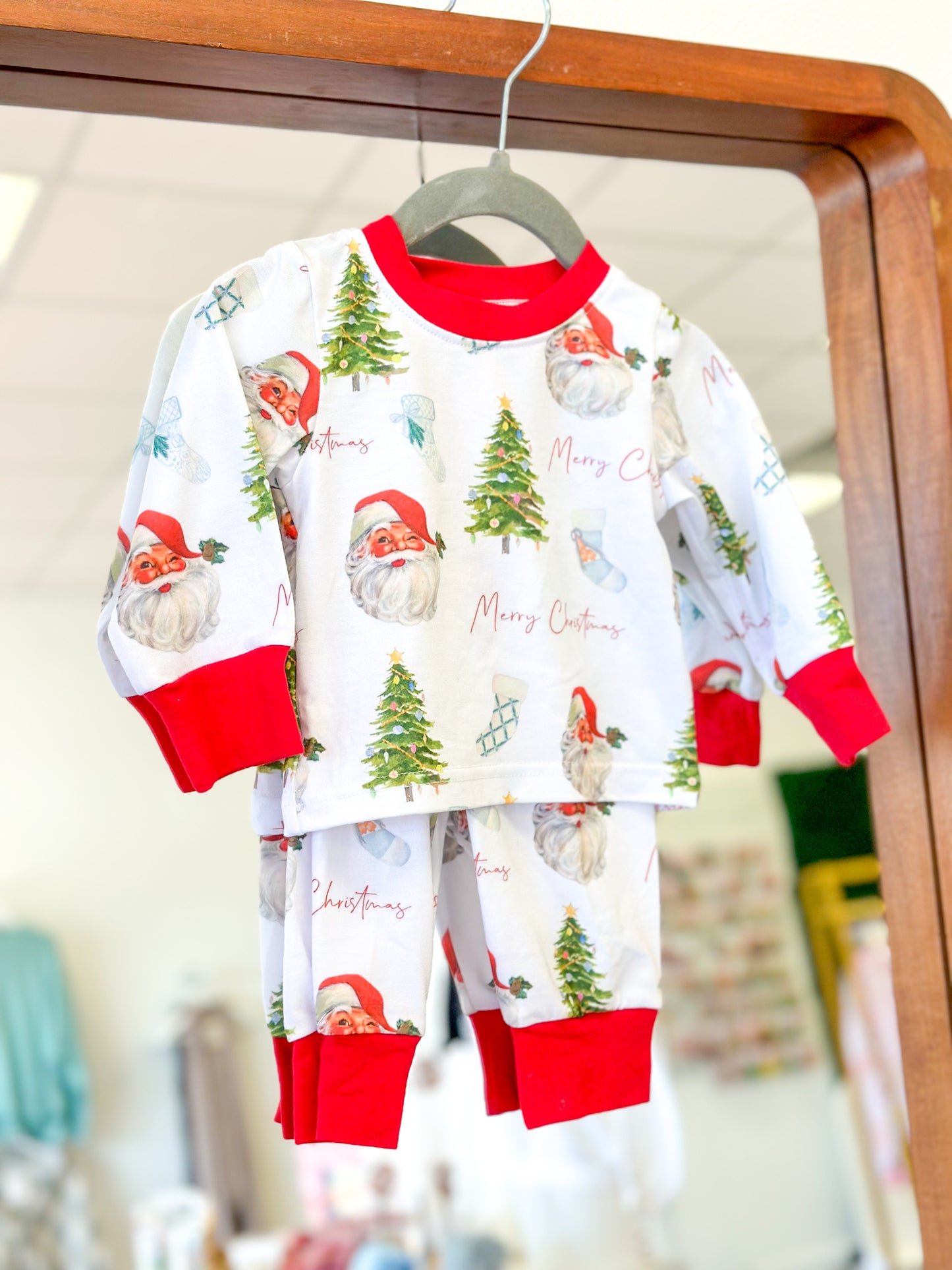 Merry Christmas Baby Pajama Set