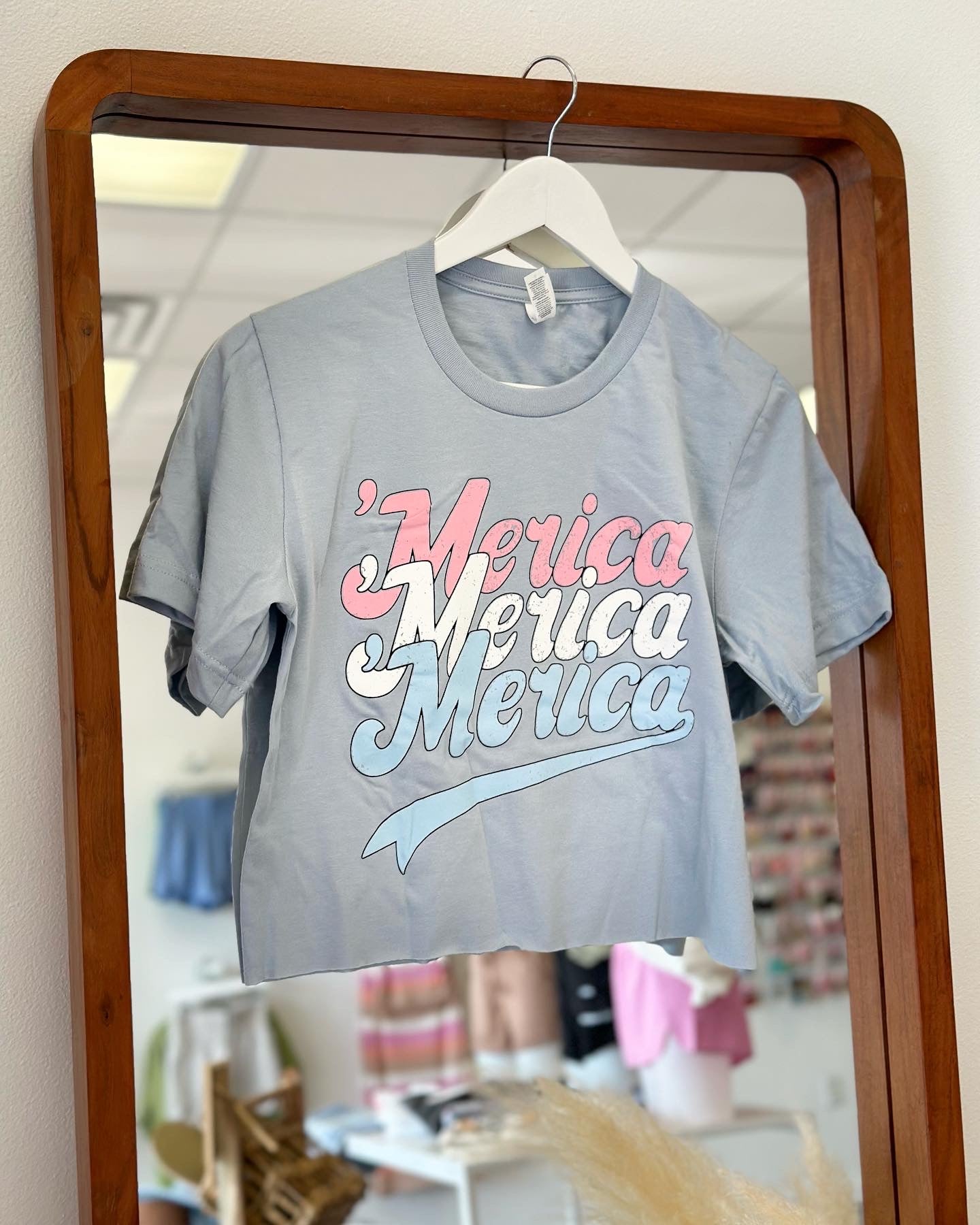 Merica Crop Tee