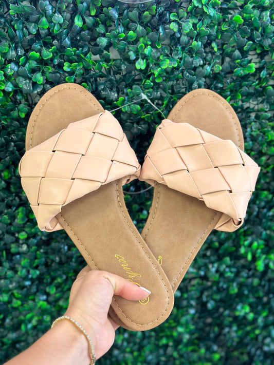 Tan Braided Sandal