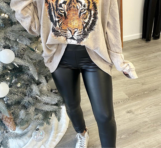 Faux Leather Leggings